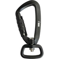 Produktbild von I-DOG Karabiner Schwarz für Canyon- und Komfort-Trekking-Gurte