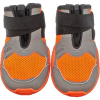 Produktbild von I-DOG Khan Pad N'Air Hundeschuhe aus Gummi wasserabweisend Orange 76 mm