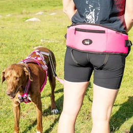 I-dog Klettergurt Hund Geschirr Rosa mit Ripstop-Außengewebe One Size – Bild 1 von 5