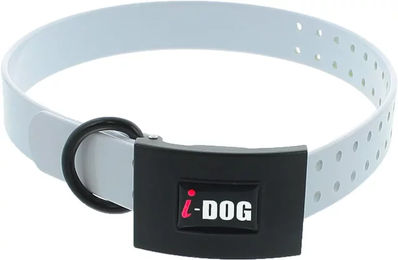 I-DOG Premium Hundehalsband aus Kunststoff in Weiß – Bild 1 von 4