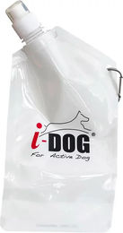 Produktbild von i-DOG Wasserflasche Typ Tasche aus Silikon in Weiß Transparent