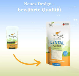 Produktbild von I love my cat Dental Pulver Zahnpflege Nahrungsergänzung für Katzen 80 g - 80 g