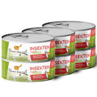 Produktbild von I love my cat Futterset für Katzen Kitten mit Insekten Nassfutter und Pulver zur Unterstützung der Harnwege und Nieren