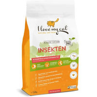 Produktbild von I love my cat Futterset mit Insektenfutter für ernährungssensible Kitten mit Gewichtsproblemen - 1,25 kg
