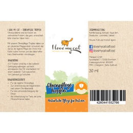 Produktbild von I love my cat Hypoallergenes Katzenfutter mit Insekten für Katzen mit Futtermittelallergie oder Nierenproblemen - 6 x 100 g
