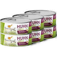 Produktbild von I love my cat Katzenfutter Nass mit Huhn getreidefrei für erwachsene Katzen 6x100g - 6 x 100 g