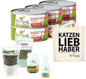 I love my cat Sparset für Bengalkatzen mit Nassfutter und Insekten Soft-Snacks hypoallergen und getreidefrei – Bild 1 von 4