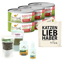 Produktbild von I love my cat Sparset für Bengalkatzen mit Nassfutter und Insekten Soft-Snacks hypoallergen und getreidefrei