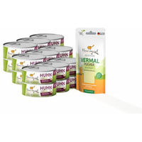 Produktbild von I Love My Cat Sparset für Katzen mit getreidefreiem Nassfutter Huhn und Vermal Pulver 18 x 100 g plus 35 g - 18 x 100 g