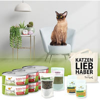 Produktbild von I love my cat Sparset für Katzen mit Insekten Nassfutter und Soft-Snacks getreidefrei und sensitive - 6 x 100 g