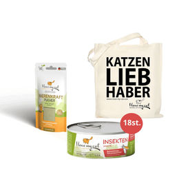 Produktbild von I love my cat Sparset für Katzen mit Nierenschwäche mit hypoallergenem Nassfutter und Nierenkraft Pulver - 18 x 85 g