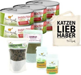 I love my cat Sparset für Maine Coon mit Nassfutter, Soft-Snacks und Insekten-Nahrungsergänzung Pulver hypoallergen und getreidefrei - 6 x 100 g – Bild 1 von 4