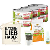 Produktbild von I love my cat Sparset für Perserkatzen mit Insekten Nassfutter Trockenfutter Soft-Snacks und Pflege hypoallergen und getreidefrei - 6 x 100 g