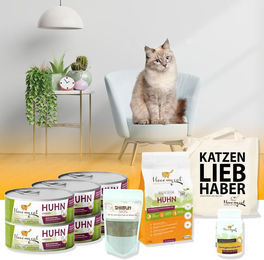 I love my cat Sparset für Sibirische Katzen mit Huhn getreidefrei zur Unterstützung von Haut Fell und Immunsystem - 6 x 100 g – Bild 1 von 4