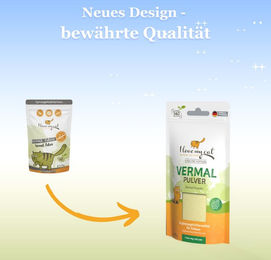 Produktbild von I love my cat Vermal Pulver Nahrungsergänzung für Katzen mit Kokosmehl und Kürbiskernen 35g - 35 g