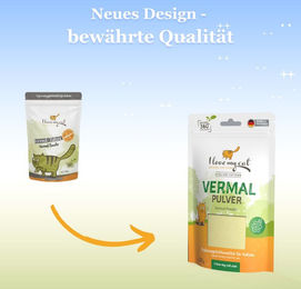 I love my cat Vermal Pulver Nahrungsergänzung für Katzen zur Unterstützung der Magen-Darm-Verdauung 80g - 80 g – Bild 1 von 2