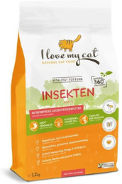 Produktbild von I Love my Cat Futterset für ernährungssensible Katzen mit Insektenprotein - 1,25 kg