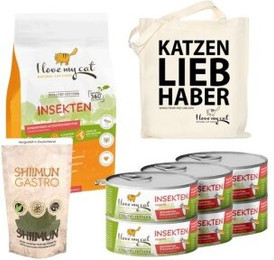 Produktbild von I Love my Cat Futterset für Katzen mit Magenschleimhautentzündung - 1,5 kg