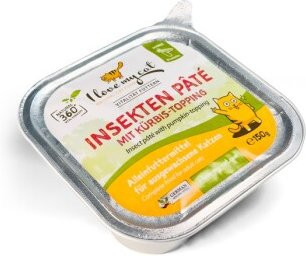 Produktbild von I love my cat Insekten Pate mit Kürbis-topping