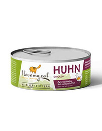 Produktbild von I Love My Cat Katzenfutter Nass mit Huhn - 100 g