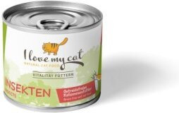 Produktbild von I love my cat Katzenfutter Nass mit Insekten - 200 g
