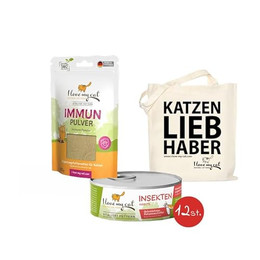Produktbild von I Love My Cat Sparset für Katzen mit IBD Hypoallergenes Nassfutter mit Insektenprotein und Immun Pulver - 12 x 85 g