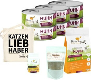 Produktbild von I Love my Cat Sparset für Sibirische Katze Getreidefreies Nass- und Trockenfutter mit Huhn - 6 x 100 g