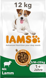 Produktbild von IAMS Advanced Nutrition Adult Small & Medium Dog mit Lamm - 2 x 12 kg