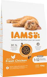 Produktbild von IAMS Advanced Nutrition Kitten mit Frischem Huhn - 2 x 10 kg
