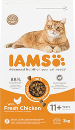 Produktbild von IAMS Advanced Nutrition Senior Cat 11+ mit Huhn - 2 x 3 kg