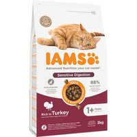 Produktbild von IAMS Advanced Nutrition Sensitive Digestion mit Pute - 2 x 3 kg