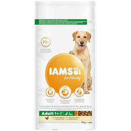 Produktbild von IAMS Hundefutter trocken mit Huhn für große Hunde Adult - 3 kg