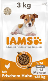 Produktbild von IAMS Junior Hundefutter trocken mit Huhn - 3 kg
