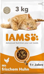 Produktbild von IAMS Katzenfutter Adult mit Huhn - 3 kg