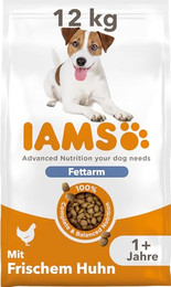 Produktbild von IAMS Light Hundefutter trocken mit frischem Huhn fettarm - 12 kg