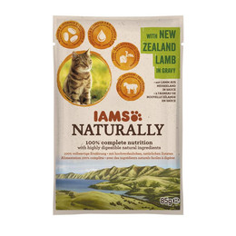 Produktbild von IAMS Naturally Adult Cat mit Lamm in Sauce - 85 g
