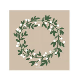 Ib Laursen Geschirr Ib Laursen Servietten Schneebeeren Kranz (20-teilig) – Bild 1 von 2