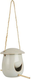 Produktbild von Ib Laursen Vogelhaus Ib Laursen - Vogelhaus Vogelfutterhaus zum Hängen Keramik Grau 1386-74