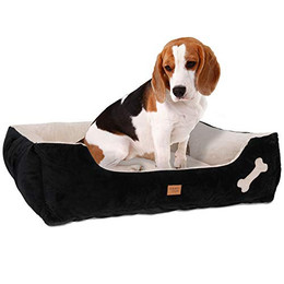 Produktbild von ib style Buddy Hundebett mittelgroß mit abnehmbarem Bezug