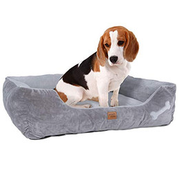 Produktbild von ib style Buddy Hundebett mittelgroß mit abnehmbarem Bezug