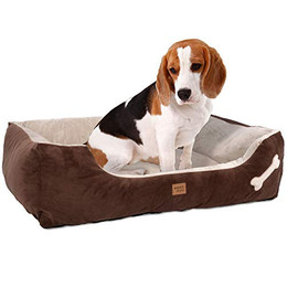 Produktbild von ib style Buddy Hundebett mittelgroß mit abnehmbarem Bezug