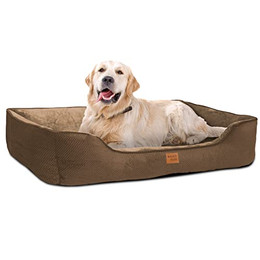 Produktbild von ib style Milo Hundebett Hundekorb waschbar L Braun