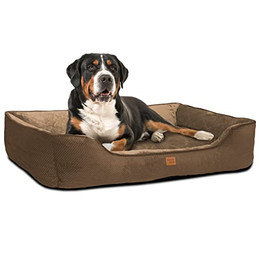 Produktbild von ib style Milo Hundebett Hundekorb waschbar XL Braun