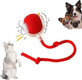 Produktbild von ibettertec Elektrisches Katzenspielzeug Spielball 360° Selbstdrehend