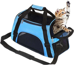Produktbild von ibettertec Faltbare Tiertransporttasche für Katze und Hund bis 10 kg
