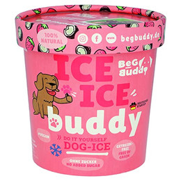 Produktbild von ICE ICE Buddy Hundeeis Kokos-Erdbeere - 66 g