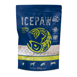 Produktbild von ICEPAW Feuchtfutter Omega-3 natürlich mit Hering und Makrele - 400 g
