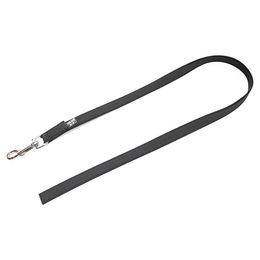 Produktbild von IDC Color & Gray gumierte Hundeleine 14 mm x 1 m Schwarz-Grau - 1 m