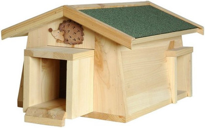 Produktbild von Igelhaus Mecki mit 2 Eingängen aus Kiefer