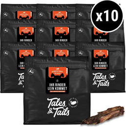 Produktbild von Ihr Rinderlein kommet Kauartikel für Hunde 100% Rinderzunge - 120 g